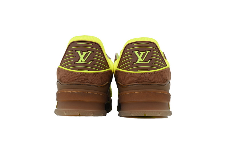 yupoo_290453_81741350.jpg 【EA0ET】压花黄褐色 LV板鞋 Louis Vuitton Trainer Yellow Brown小牛皮 时尚板鞋