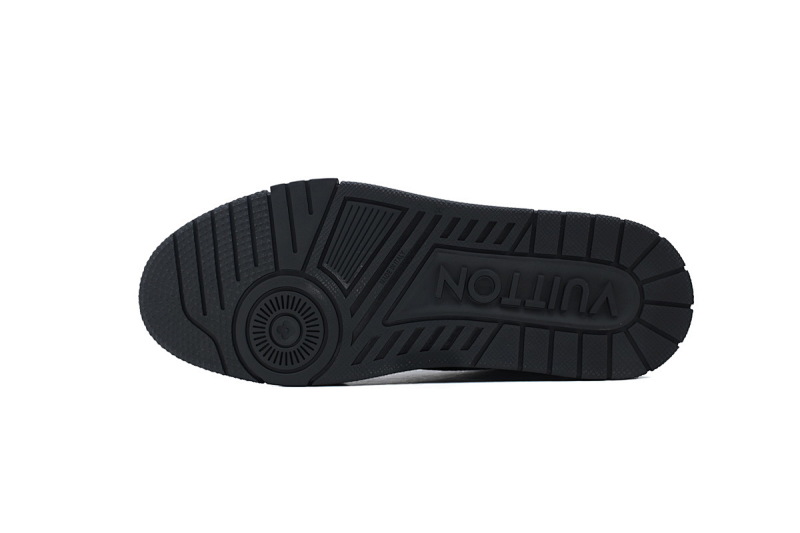 【EA0ET】黑色铆钉 LV板鞋 LOUIS VUITTON Trainer 低帮时尚板鞋