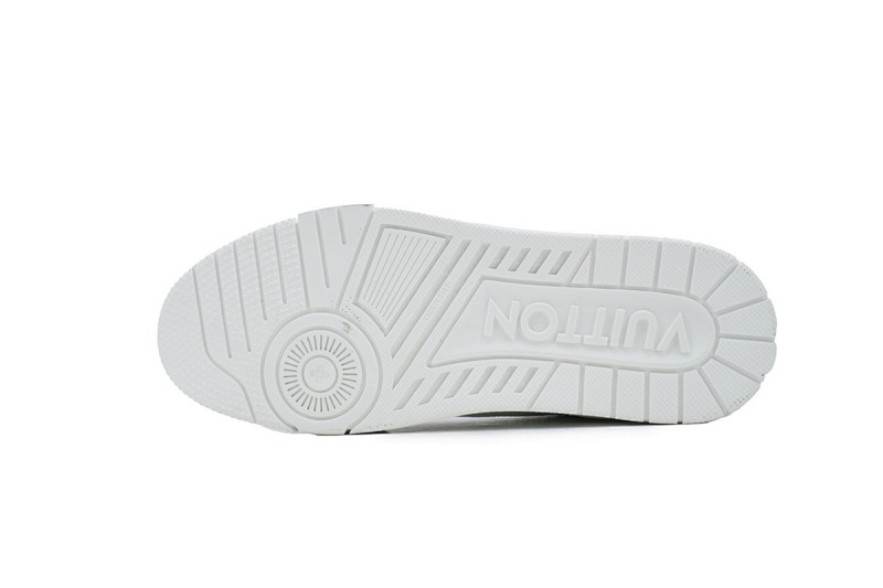 【EA0ET】白色铆钉 LV板鞋 LOUIS VUITTON Trainer 低帮时尚板鞋