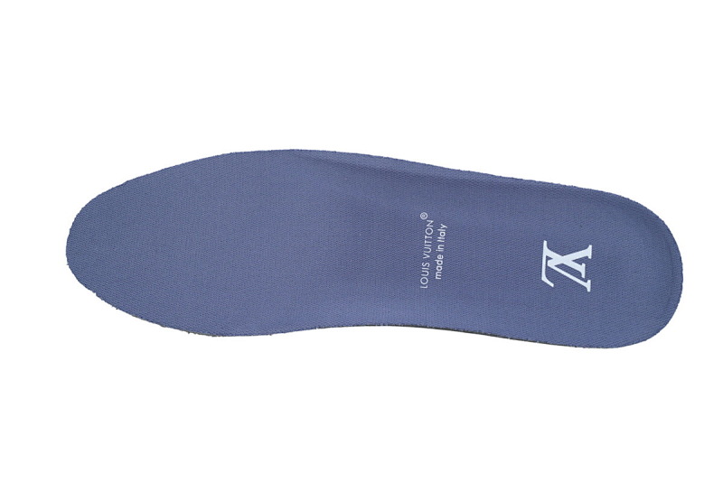 【EA0ET】白蓝钻 路易威登 LV钻面休闲板鞋 LOUIS VUITTON Trainer