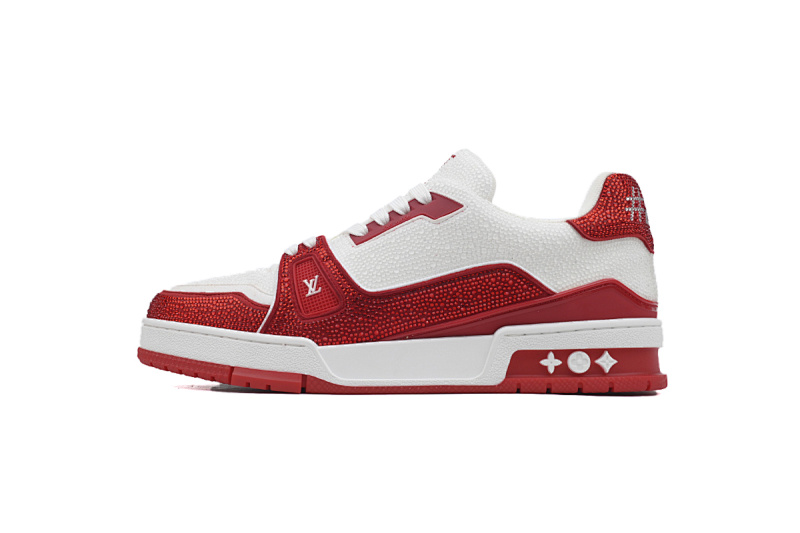 yupoo_290883_001b5d48.jpg 【EA0ET】红尾钻 路易威登 LV钻面休闲板鞋 LOUIS VUITTON Trainer