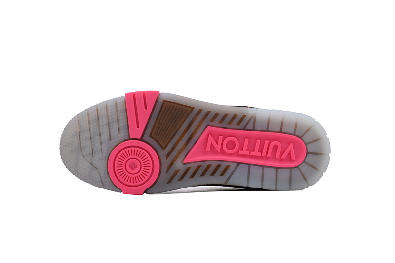 【EA0ET】粉棕钻 路易威登 LV钻面休闲板鞋 LOUIS VUITTON Trainer