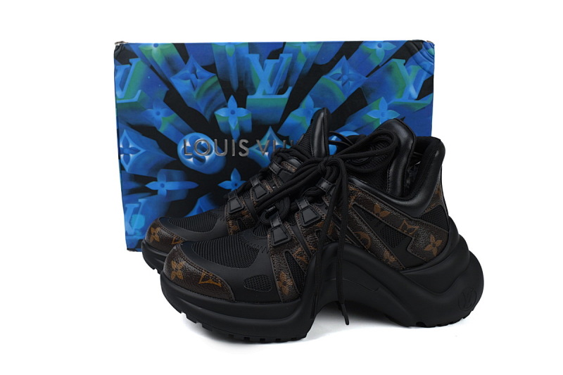 【DA7ET】20黑色经典 LV路易威登 拱桥款老爹鞋 Louis Vuitton Archlight Sneakers