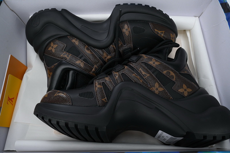 【DA7ET】20黑色经典 LV路易威登 拱桥款老爹鞋 Louis Vuitton Archlight Sneakers
