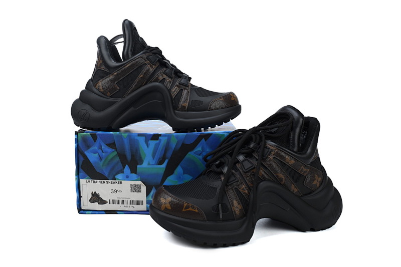 【DA7ET】20黑色经典 LV路易威登 拱桥款老爹鞋 Louis Vuitton Archlight Sneakers