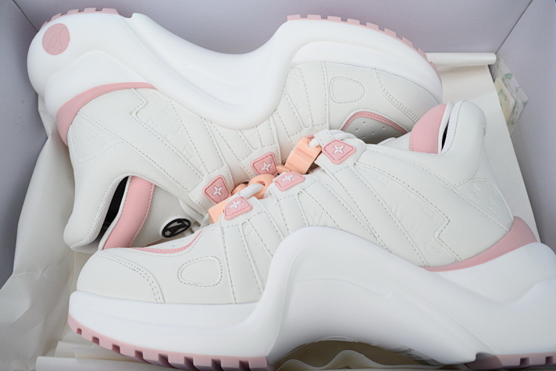 【DA7ET】18粉扣白面 LV路易威登 拱桥款老爹鞋 Louis Vuitton Archlight Sneakers