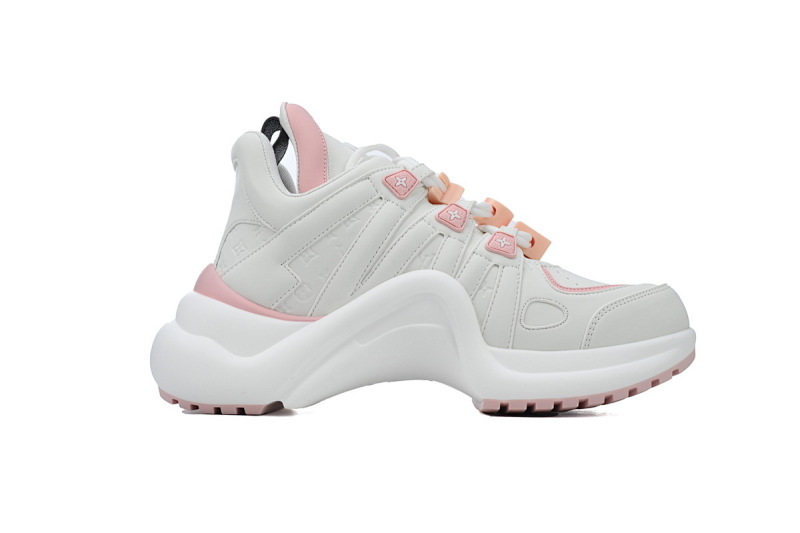 【DA7ET】18粉扣白面 LV路易威登 拱桥款老爹鞋 Louis Vuitton Archlight Sneakers