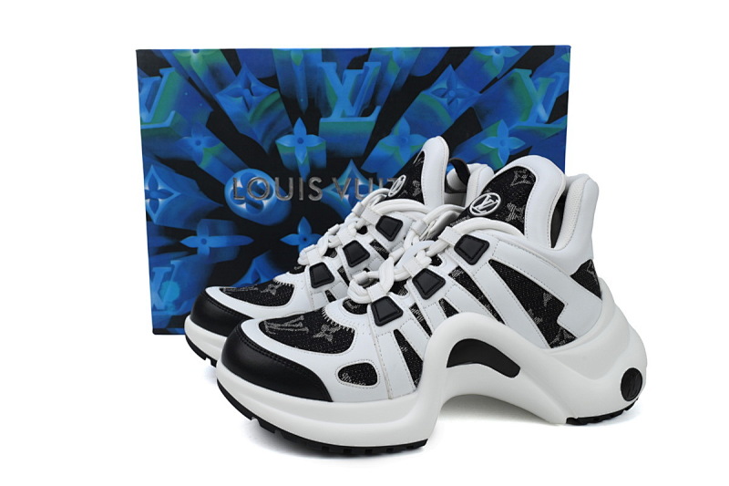【DA7ET】17黑牛仔白 LV路易威登 拱桥款老爹鞋 Louis Vuitton Archlight Sneakers