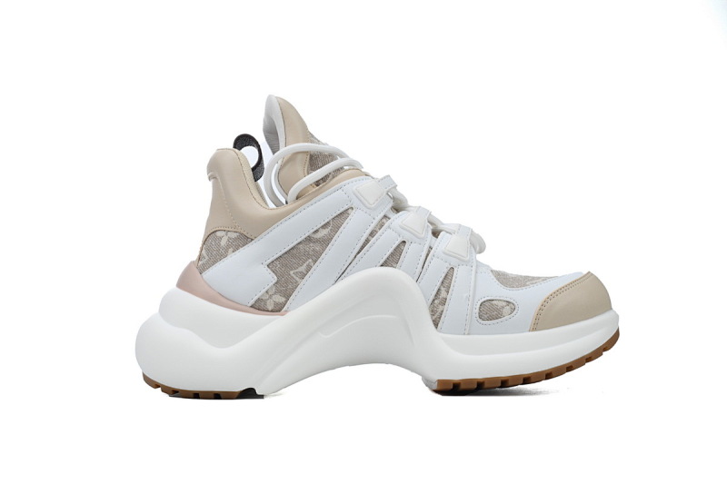 【DA7ET】14白沙黄 LV路易威登 拱桥款老爹鞋 Louis Vuitton Archlight Sneakers