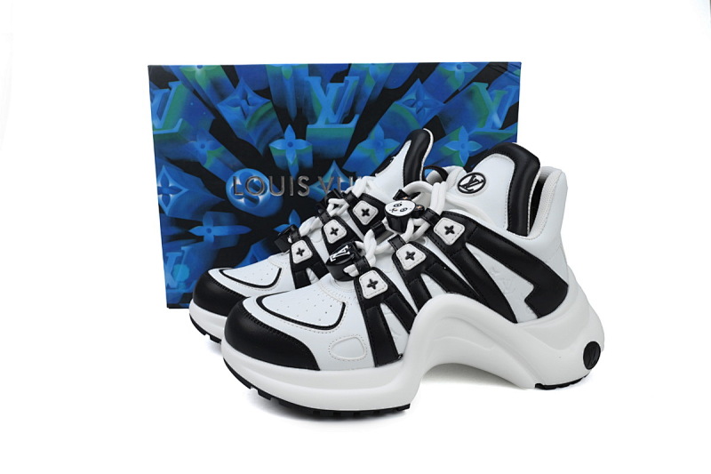【DA7ET】13白黑条 LV路易威登 拱桥款老爹鞋 Louis Vuitton Archlight Sneakers