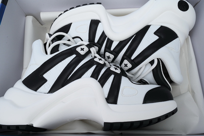 【DA7ET】13白黑条 LV路易威登 拱桥款老爹鞋 Louis Vuitton Archlight Sneakers