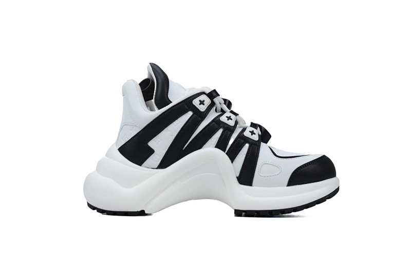 【DA7ET】13白黑条 LV路易威登 拱桥款老爹鞋 Louis Vuitton Archlight Sneakers