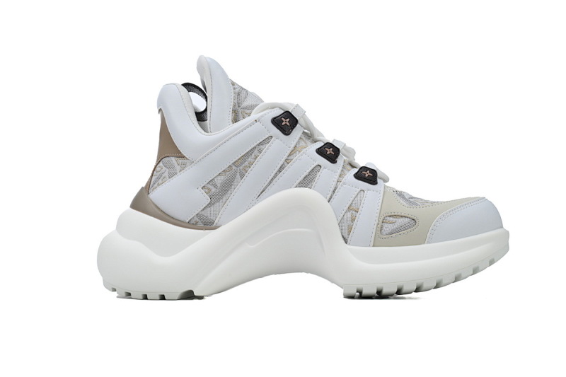 【DA7ET】12白卡其布 LV路易威登 拱桥款老爹鞋 Louis Vuitton Archlight Sneakers