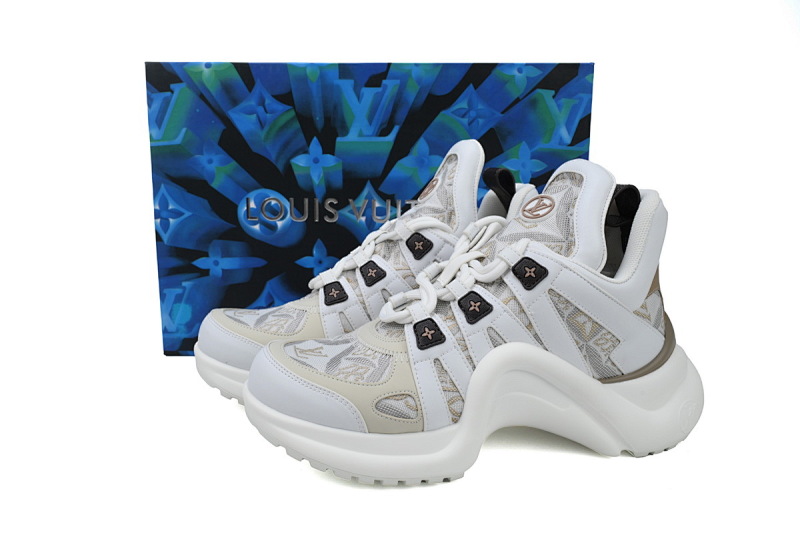 【DA7ET】12白卡其布 LV路易威登 拱桥款老爹鞋 Louis Vuitton Archlight Sneakers