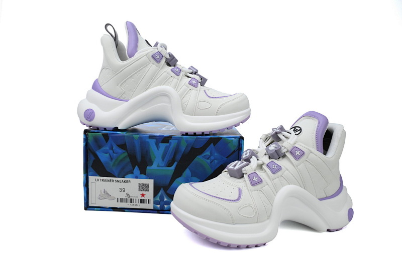 【DA7ET】10白紫 LV路易威登 拱桥款老爹鞋 Louis Vuitton Archlight Sneakers