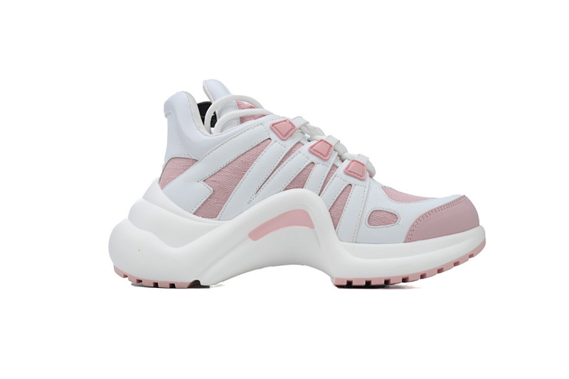 【DA7ET】09樱花粉白 LV路易威登 拱桥款老爹鞋 Louis Vuitton Archlight Sneakers