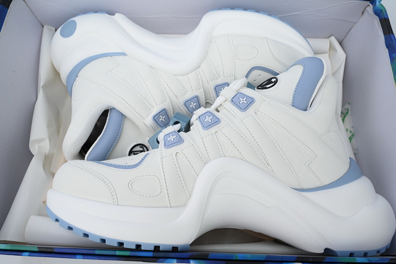【DA7ET】08白蓝 LV路易威登 拱桥款老爹鞋 Louis Vuitton Archlight Sneakers