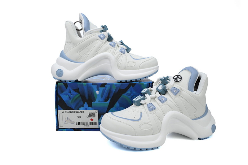 【DA7ET】08白蓝 LV路易威登 拱桥款老爹鞋 Louis Vuitton Archlight Sneakers