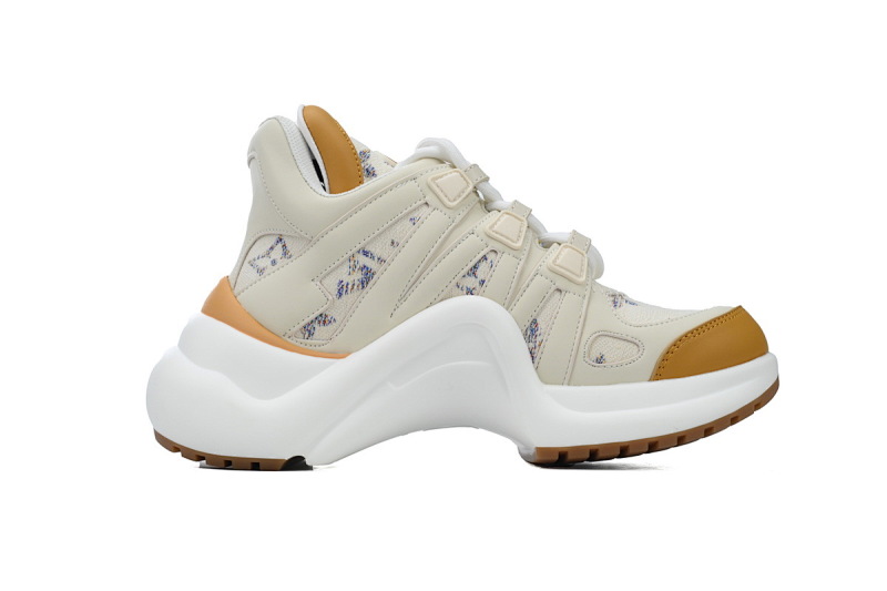 【DA7ET】06白棕 LV路易威登 拱桥款老爹鞋 Louis Vuitton Archlight Sneakers