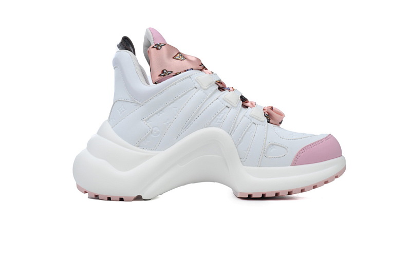 【DA7ET】03白粉 LV路易威登 拱桥款老爹鞋 Louis Vuitton Archlight Sneakers