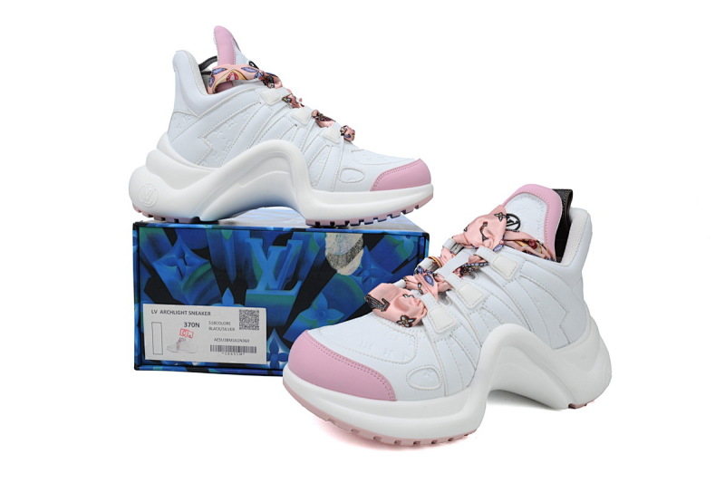 【DA7ET】03白粉 LV路易威登 拱桥款老爹鞋 Louis Vuitton Archlight Sneakers