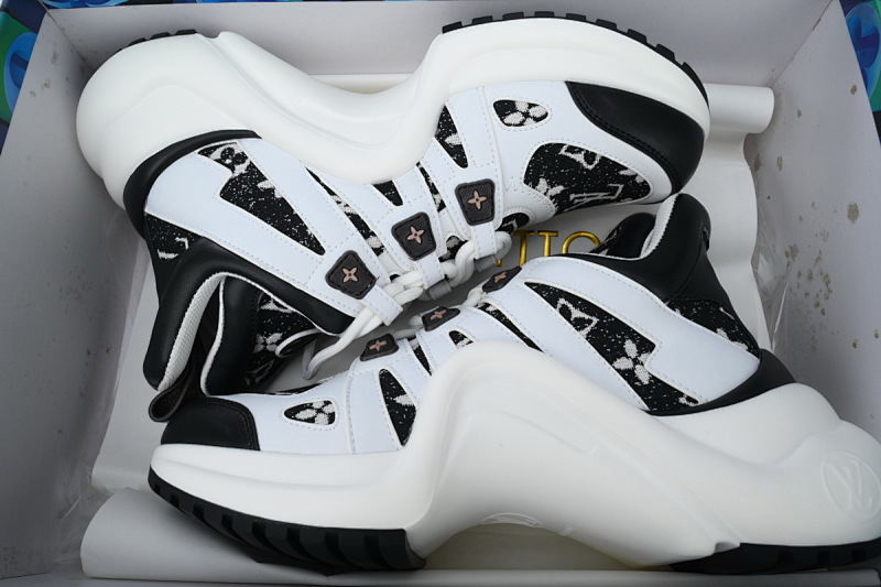 【DA7ET】02白黑布 LV路易威登 拱桥款老爹鞋 Louis Vuitton Archlight Sneakers