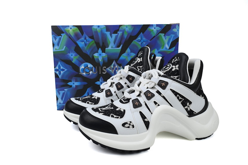 【DA7ET】02白黑布 LV路易威登 拱桥款老爹鞋 Louis Vuitton Archlight Sneakers