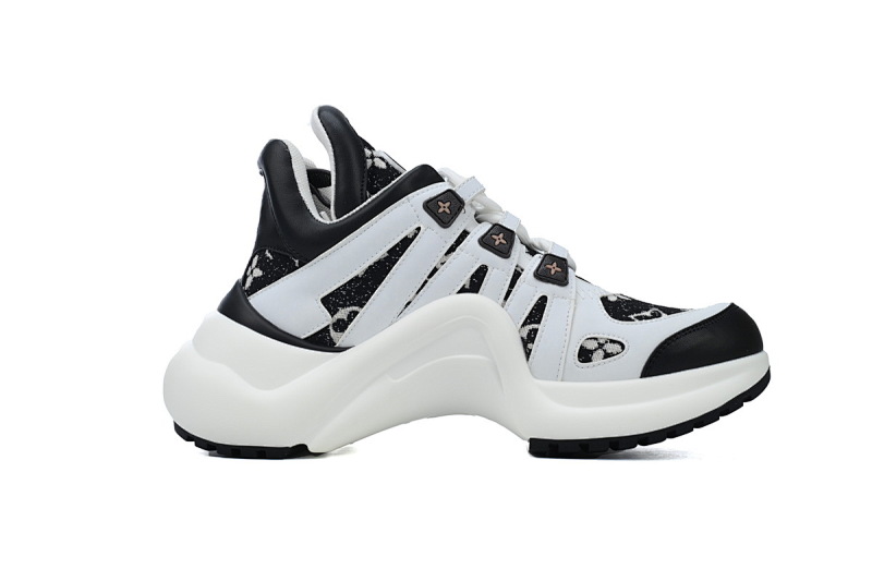 【DA7ET】02白黑布 LV路易威登 拱桥款老爹鞋 Louis Vuitton Archlight Sneakers