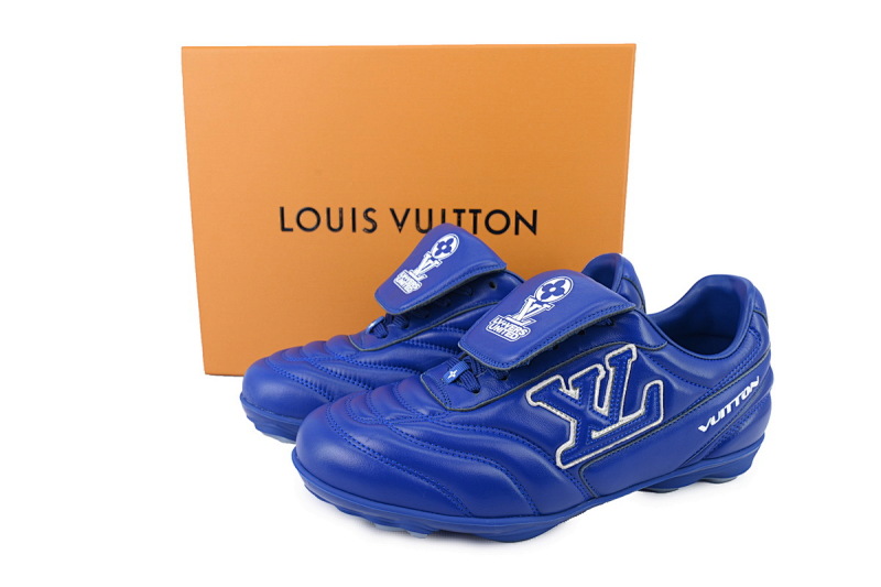 【DA5AP】蓝色 路易威登 足球鞋 Louis Vuitton Soccer Blue