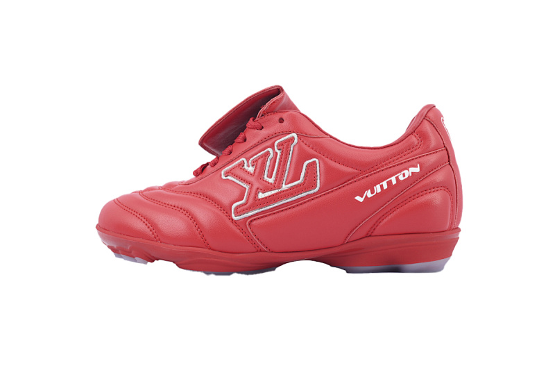 【DA5AP】红色 路易威登 足球鞋 Louis Vuitton Soccer Red