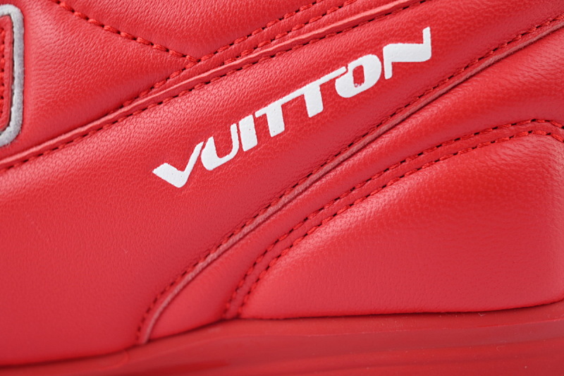 【DA5AP】红色 路易威登 足球鞋 Louis Vuitton Soccer Red
