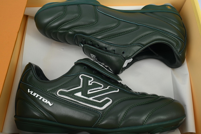 【DA5AP】绿色 路易威登 足球鞋 Louis Vuitton Soccer Green
