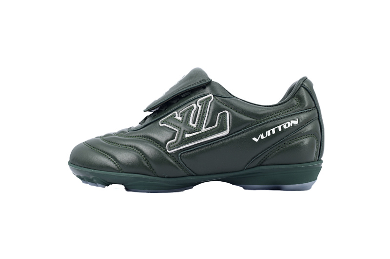 【DA5AP】绿色 路易威登 足球鞋 Louis Vuitton Soccer Green