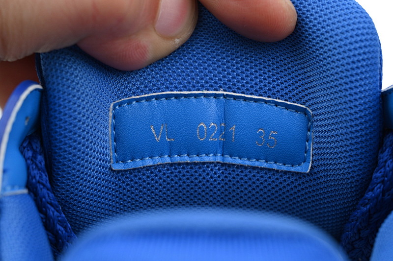 【EA0ET】深蓝钻面 路易威登 LV钻面小胖丁休闲板鞋 LOUIS VUITTON Trainer