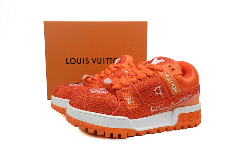 yupoo_291523_c24684d0.jpg 【EA0ET】白橙钻面 路易威登 LV钻面小胖丁休闲板鞋 LOUIS VUITTON Trainer