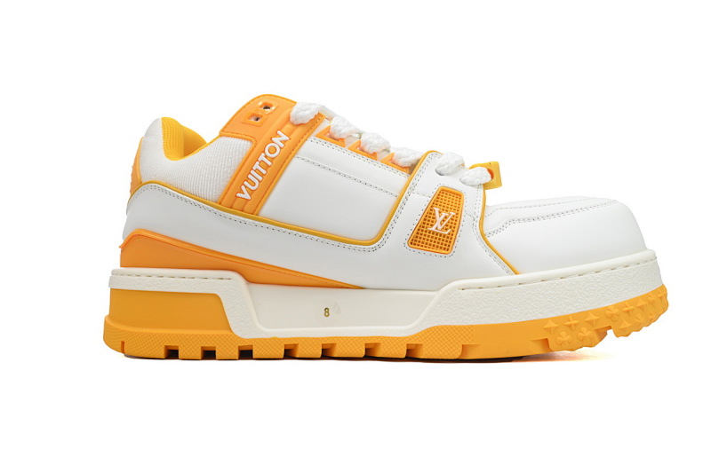 yupoo_291569_515b20d3.jpg 【EA0ET】胖丁新白黄 路易威登小胖丁休闲板鞋 Louis Vuitton White Yellow