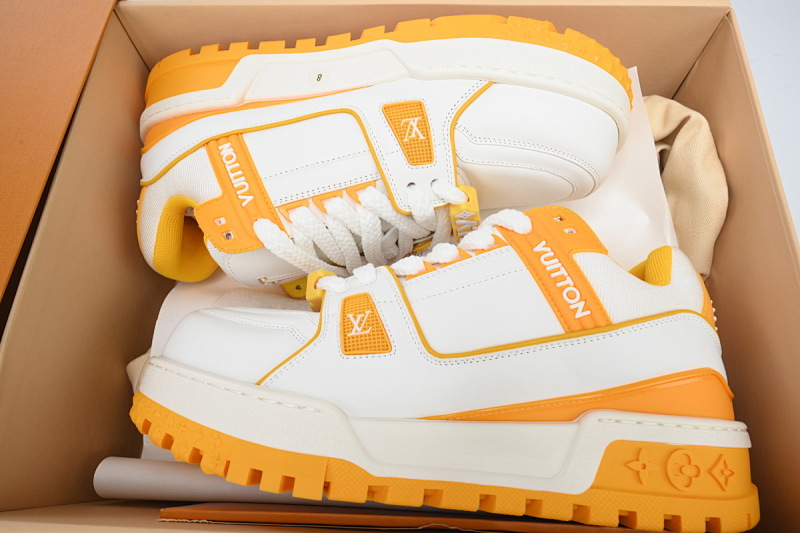 yupoo_291569_b081253d.jpg 【EA0ET】胖丁新白黄 路易威登小胖丁休闲板鞋 Louis Vuitton White Yellow