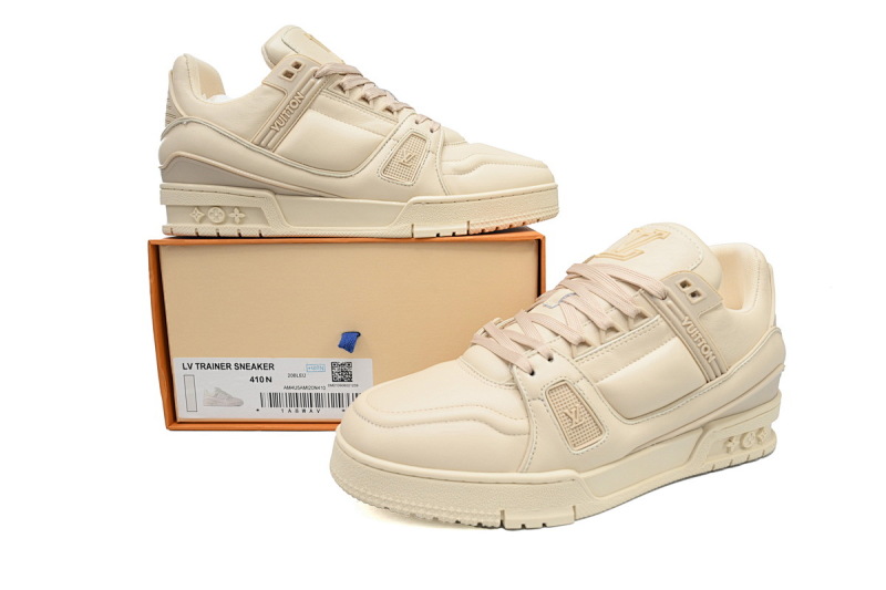 【EA0ET】胖丁小面包卡其色 路易威登小胖丁休闲板鞋 Louis Vuitton Khaki