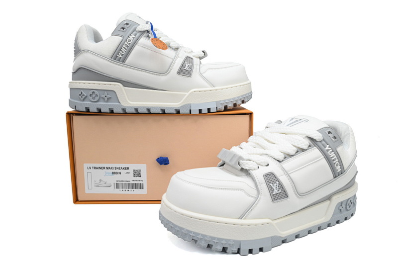 yupoo_291615_41b4bb56.jpg 【EA0ET】胖丁新白灰 路易威登小胖丁休闲板鞋 Louis Vuitton White Grey