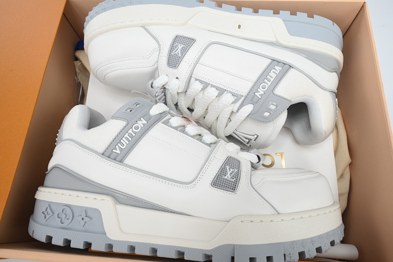 yupoo_291615_b8156398.jpg 【EA0ET】胖丁新白灰 路易威登小胖丁休闲板鞋 Louis Vuitton White Grey