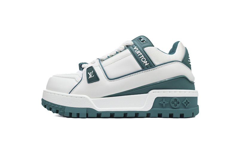 yupoo_291661_ef381c26.jpg 【EA0ET】胖丁新白绿 路易威登小胖丁休闲板鞋 Louis Vuitton White Green