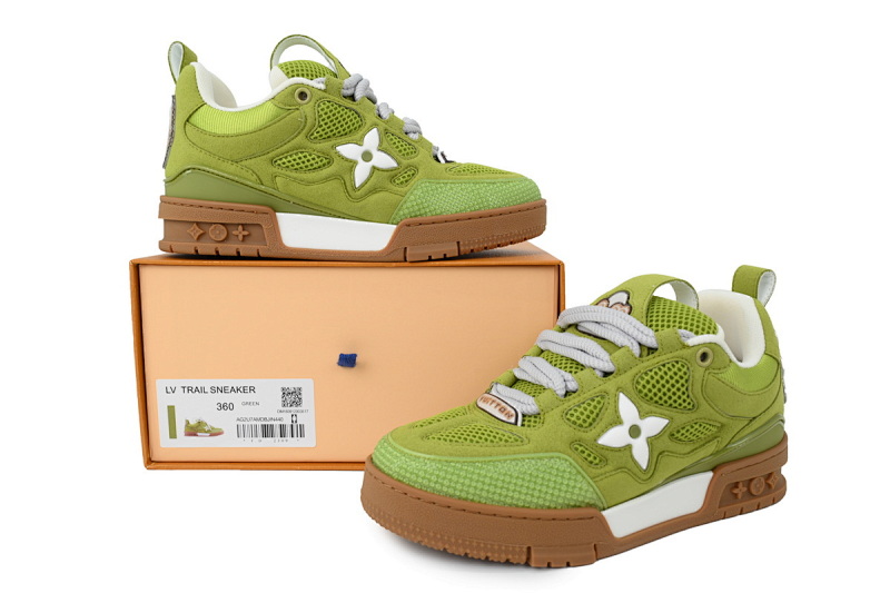 yupoo_291684_70fffeb0.jpg 【EA0ET】SK8绿白 LV休闲板鞋 LOUIS VUITTON Green White