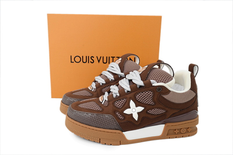 yupoo_291735_0e8e5c15.jpg 【EA0ET】SK8咖白 LV休闲板鞋 LOUIS VUITTON White Coffee