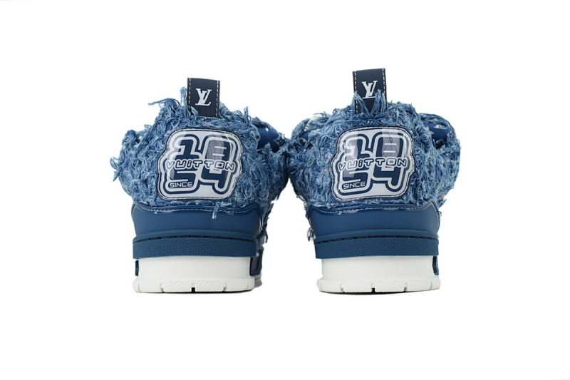 【EA0ET】SK8梅花钻蓝色 LV休闲板鞋 LOUIS VUITTON Plum Blossom Diamond Blue