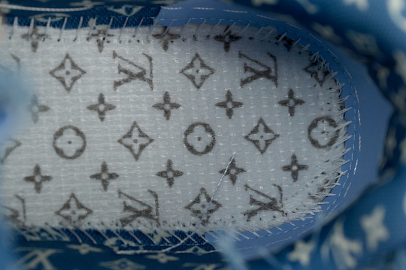 【EA0ET】SK8梅花钻蓝色 LV休闲板鞋 LOUIS VUITTON Plum Blossom Diamond Blue