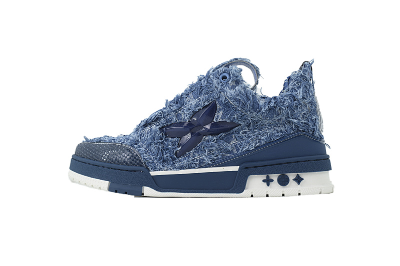 yupoo_291761_4733cfe5.jpg 【EA0ET】SK8梅花钻蓝色 LV休闲板鞋 LOUIS VUITTON Plum Blossom Diamond Blue