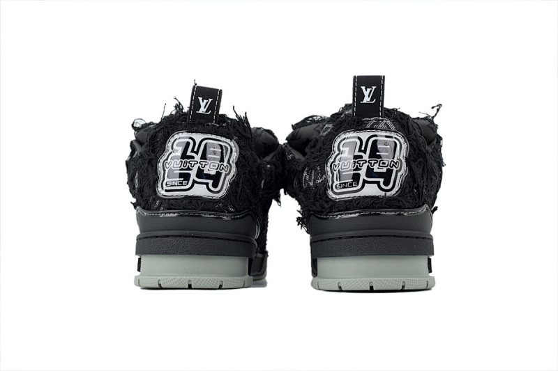 【EA0ET】SK8梅花钻黑色  路易威登 LV休闲板鞋 LOUIS VUITTON Plum Blossom Drill in Black