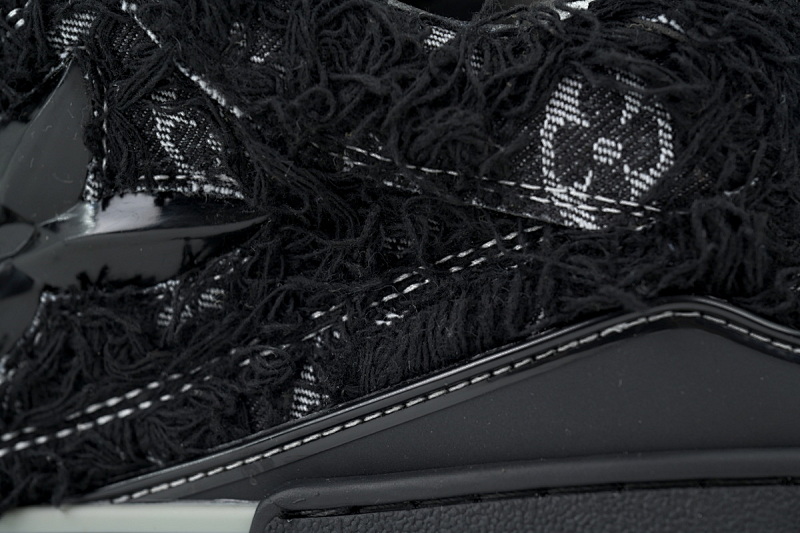 【EA0ET】SK8梅花钻黑色  路易威登 LV休闲板鞋 LOUIS VUITTON Plum Blossom Drill in Black