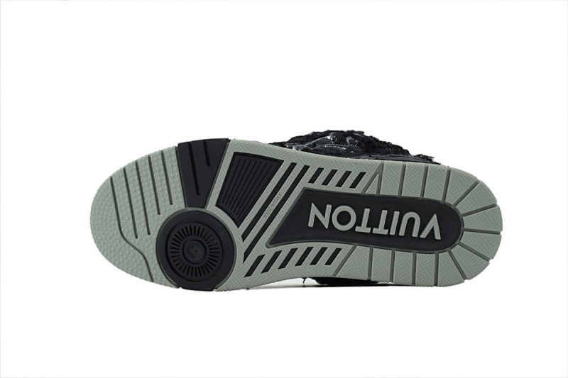 【EA0ET】SK8梅花钻黑色  路易威登 LV休闲板鞋 LOUIS VUITTON Plum Blossom Drill in Black