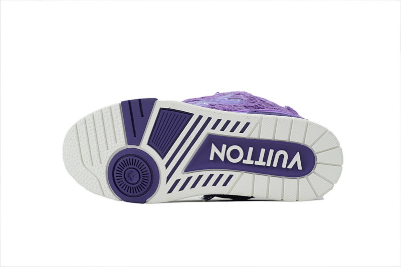 【EA0ET】SK8梅花钻紫色 路易威登 LV休闲板鞋 LOUIS VUITTON Plum Blossom Drilling Purple